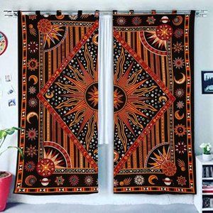 UO Burning Sun Hippie Gypsy Boho Tapestry Curtain
